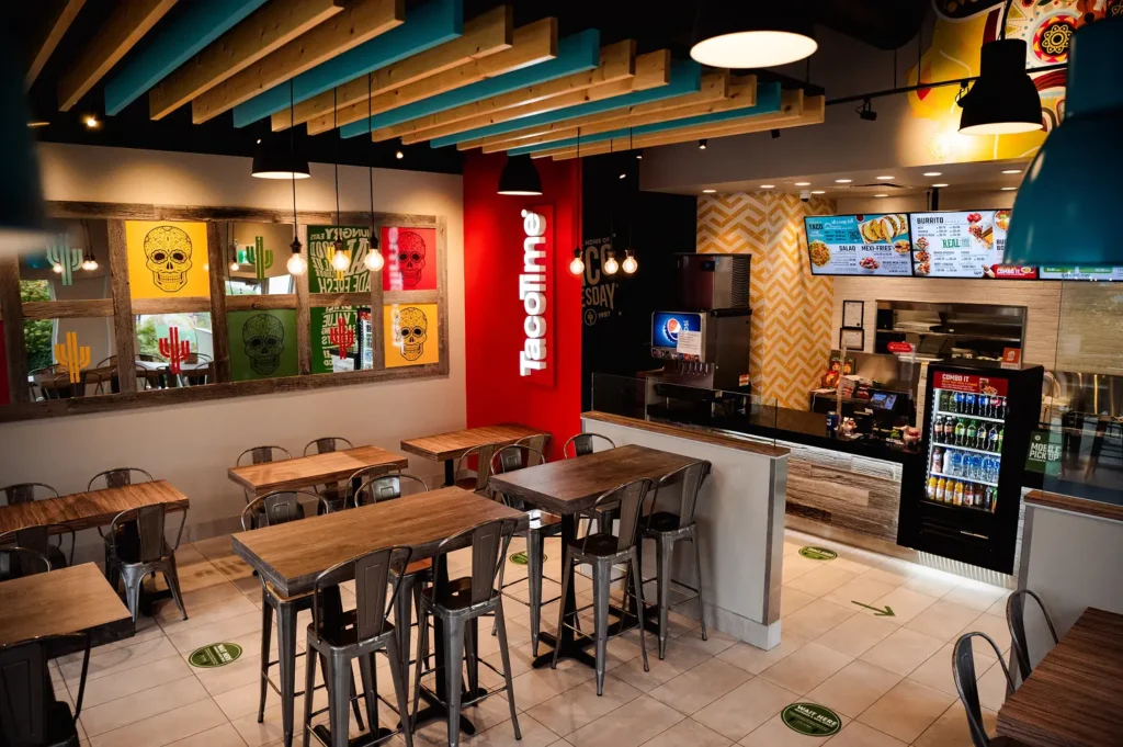 Interior of a TacoTime restaurant  | TacoTime Franchise FAQs: Support, Costs, and What You'll Need to Know Blog